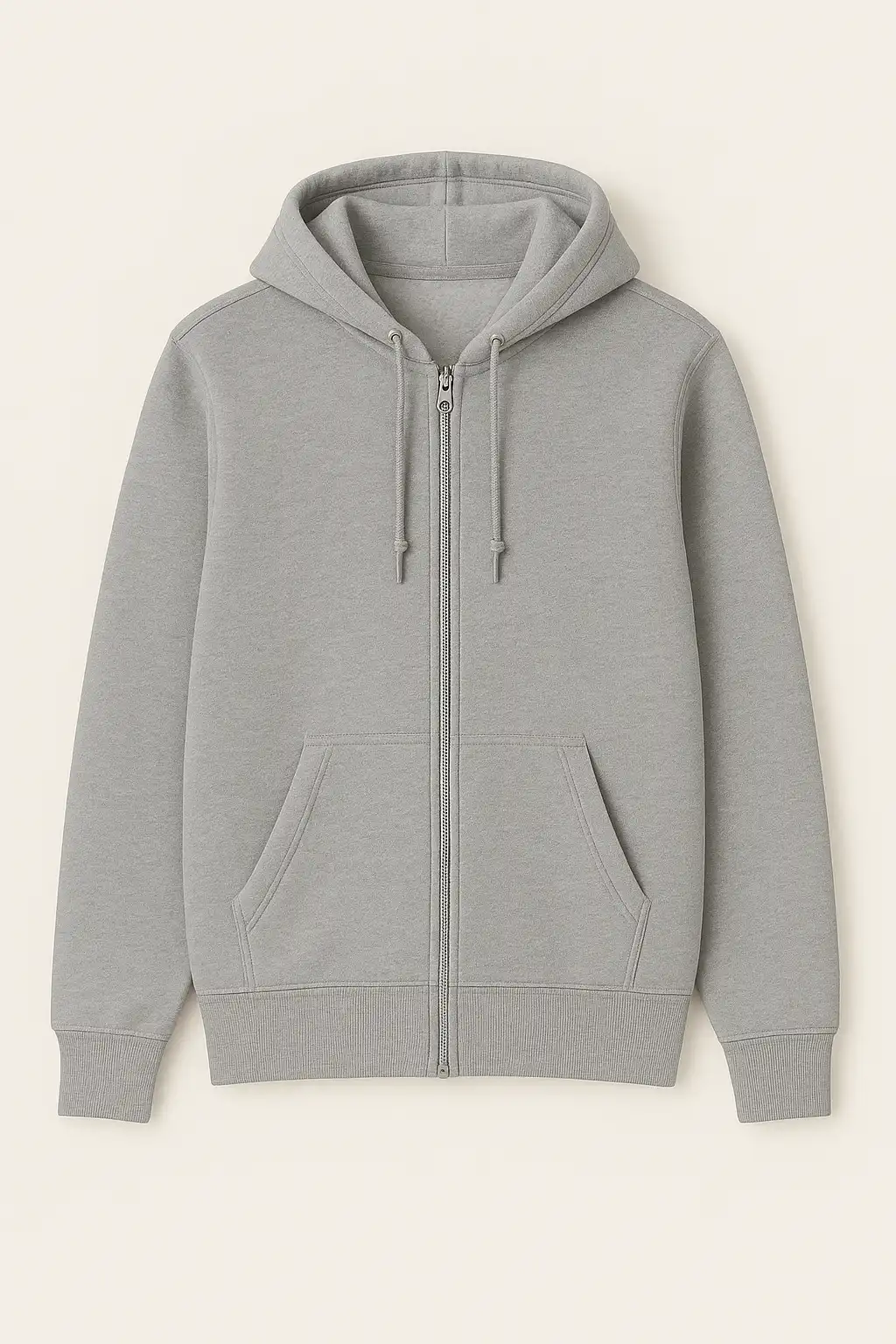 Zip-Up Fleece Hoodie
